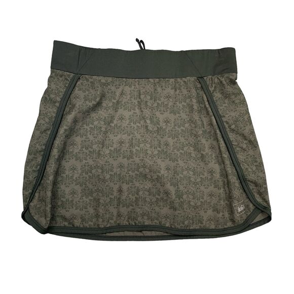 REI Athletic Skort Womens XXS 2XS Floral Print Tulip Hem Short Liner Pull On - Picture 1 of 14